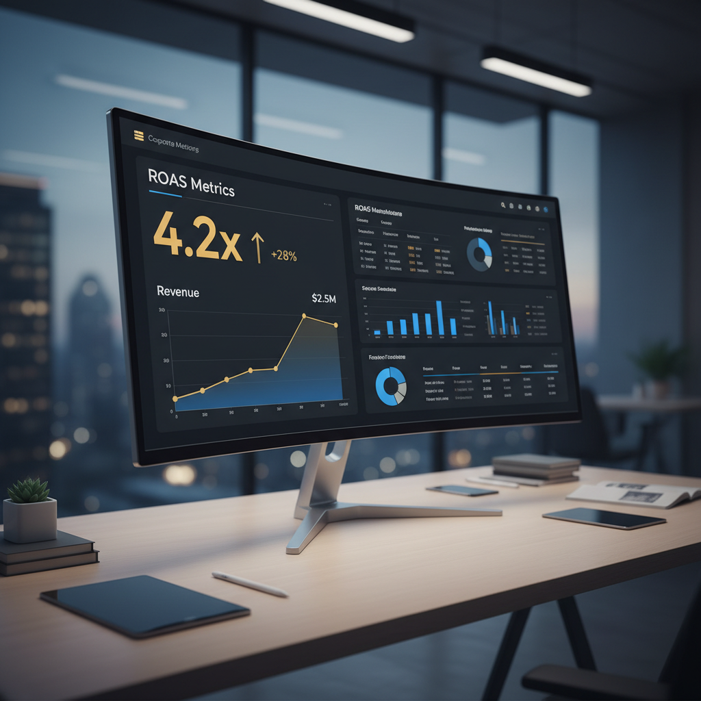 ROAS optimization analytics dashboard